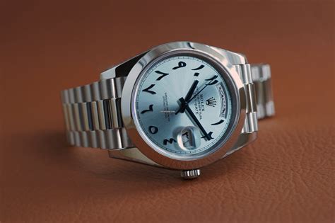 rolex day date numeri arabi